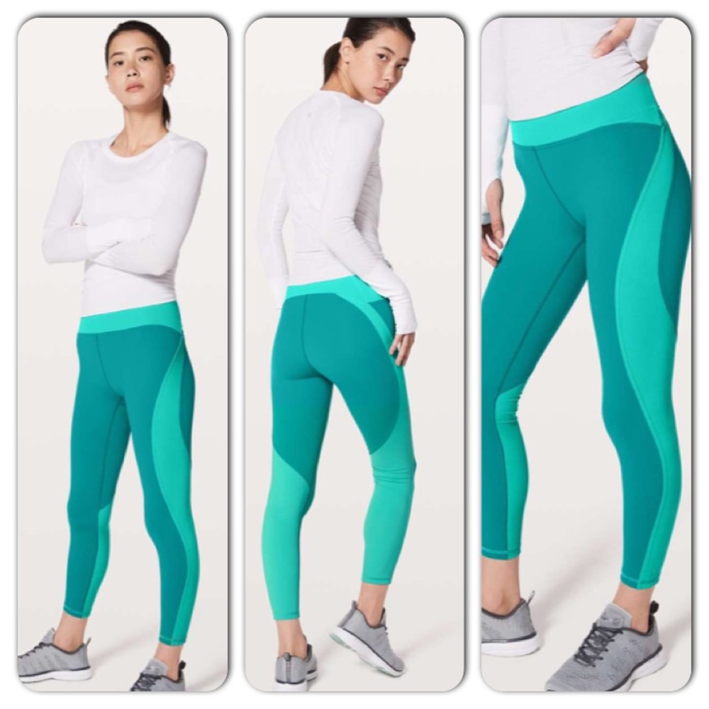 NWT Lululemon Train Times 7/8 Pant* Blocked